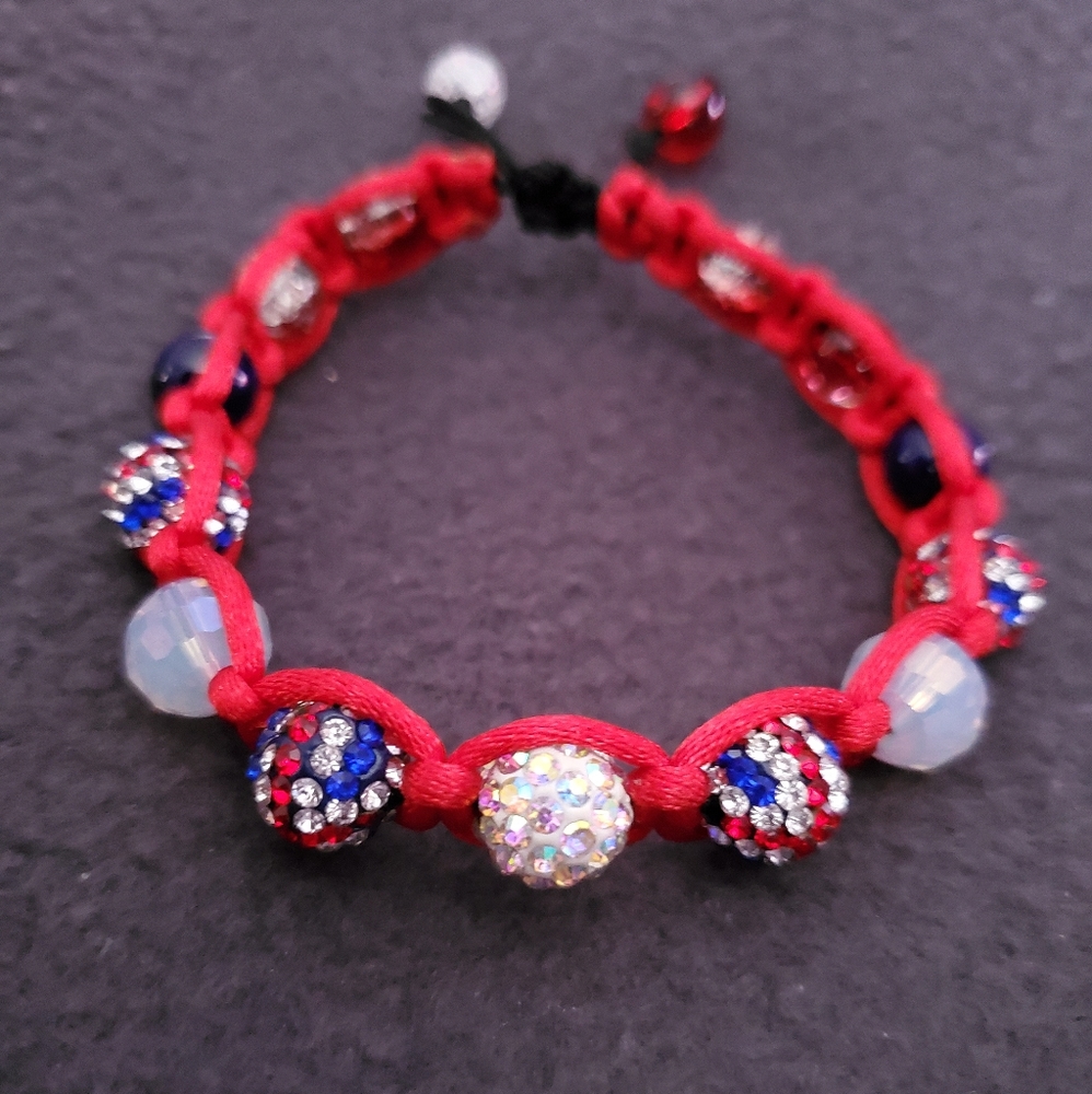 Handmade 4th of July Bracelet